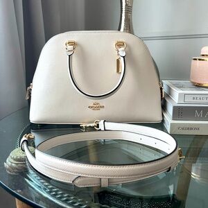 Coach Katie Satchel Bag in the colour Chalk. NWOT